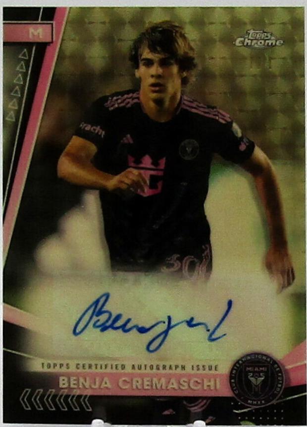 Benja Cremaschi - Chrome MLS Autograph #CA-BC
