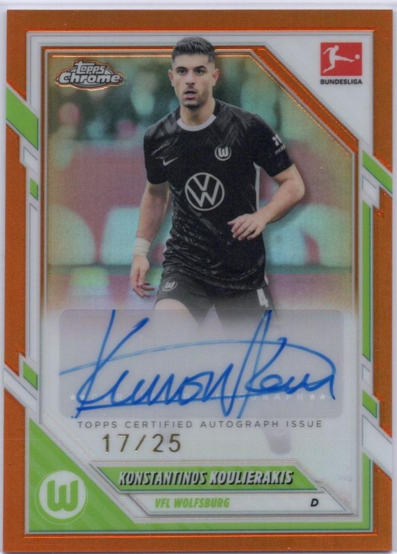 Konstantinos Koulierakis - Chrome Bundesliga Autograph #BA-KK
