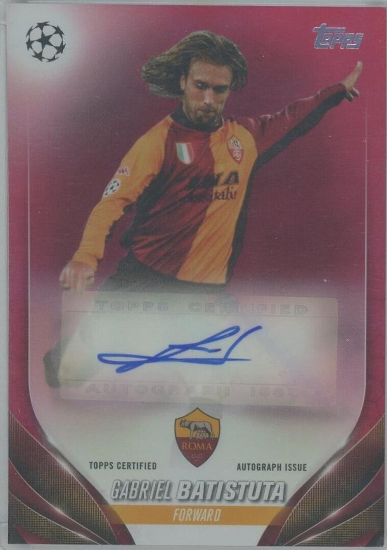 Gabriel Batistuta - UEFA Club Autograph #A-GB