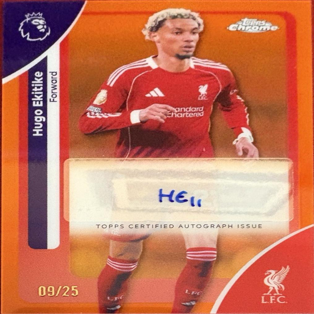 Hugo Ekitike - Chrome Premier League Autograph #CA-HE