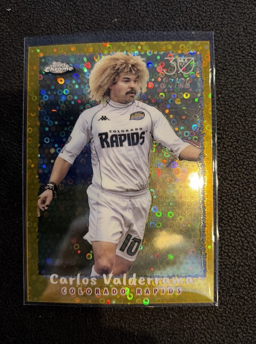Carlos Valderrama - Chrome MLS 1995 Autograph #NFA-CV