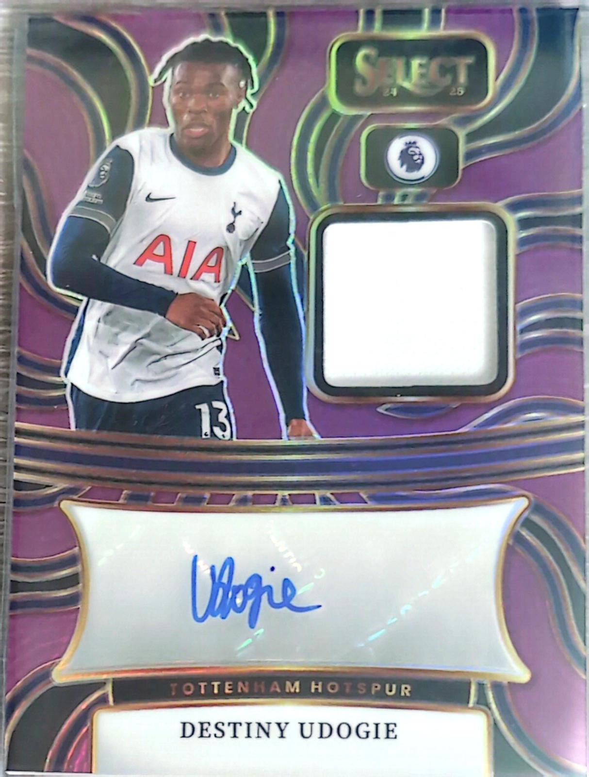 Destiny Udogie - Select Premier League Autographed Memorabilia #6