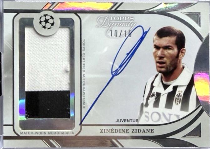 Zinedine Zidane - Dynasty UEFA Autograph Patch #APL-ZZ3