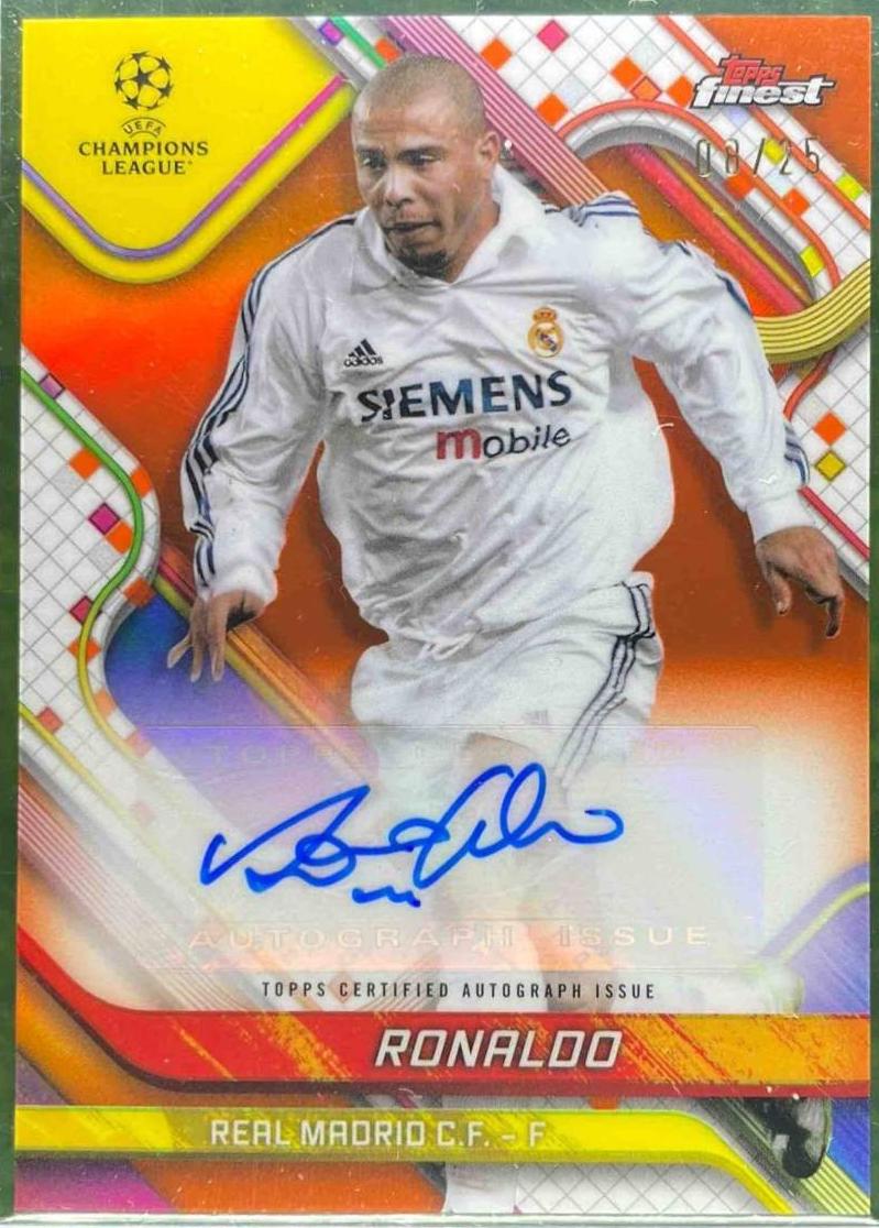 Ronaldo - Finest UEFA Autograph #BA-RN