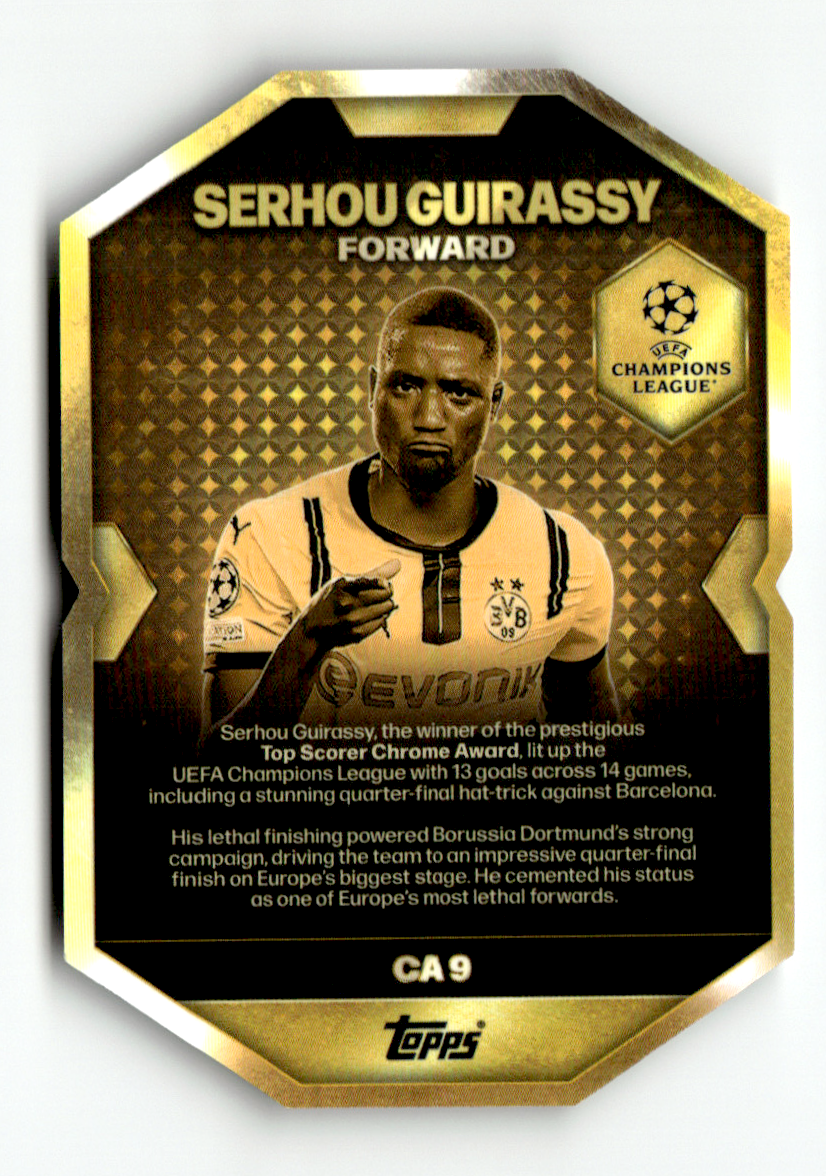 Serhou Guirassy - UEFA Ultimate Stage Chrome #US-9