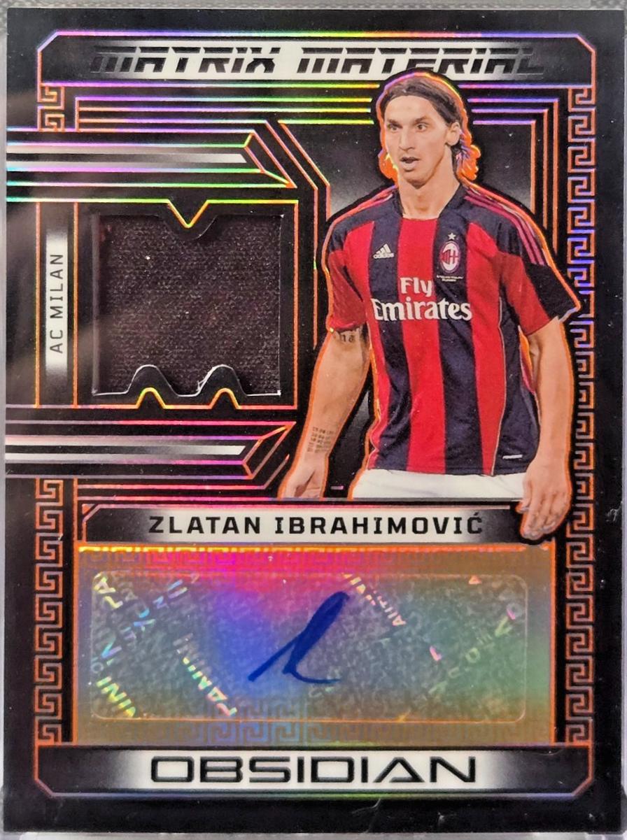Zlatan Ibrahimovic - Obsidian Matrix Material Autograph #MM-ZI