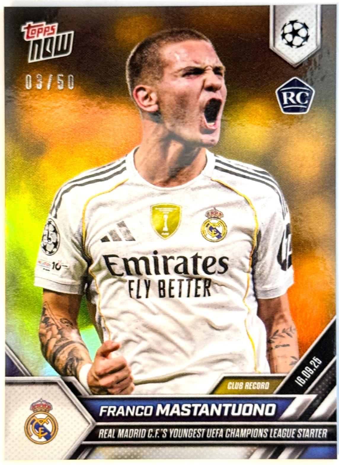 Franco Mastantuono - Now UEFA Champions League #7