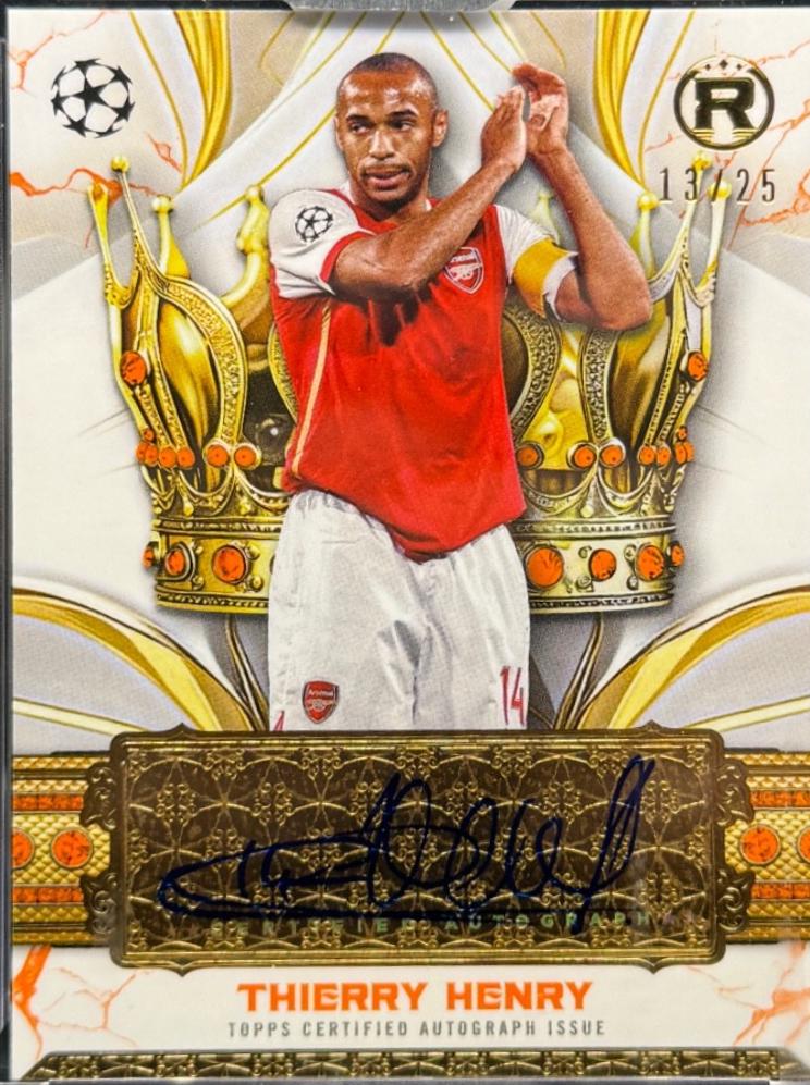 Thierry Henry - Reverence UEFA Crowned Legend Autograph #CLA-TH