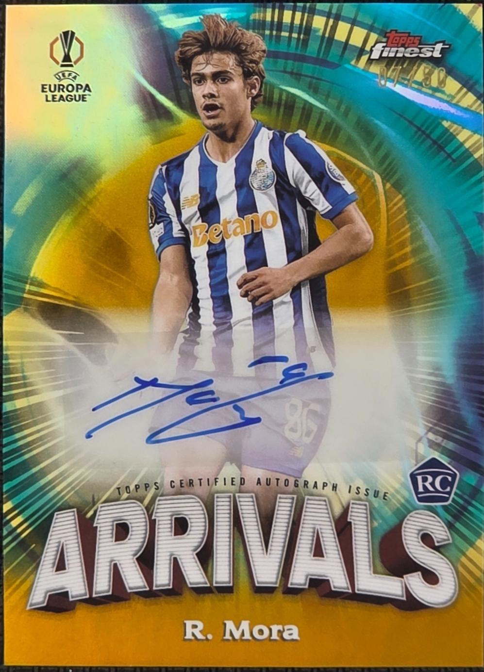 Rodrigo Mora - Finest UEFA Arrivals Autograph #AA-RM