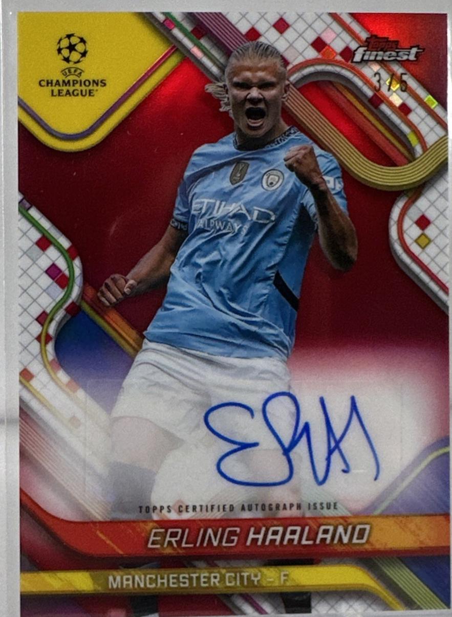Erling Haaland - Finest UEFA Autograph #BA-EH