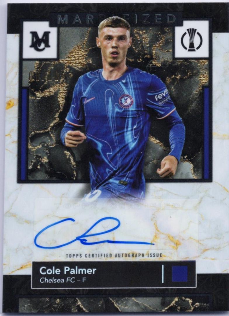 Cole Palmer - Museum UEFA Marbleized Autograph #MMA-CP