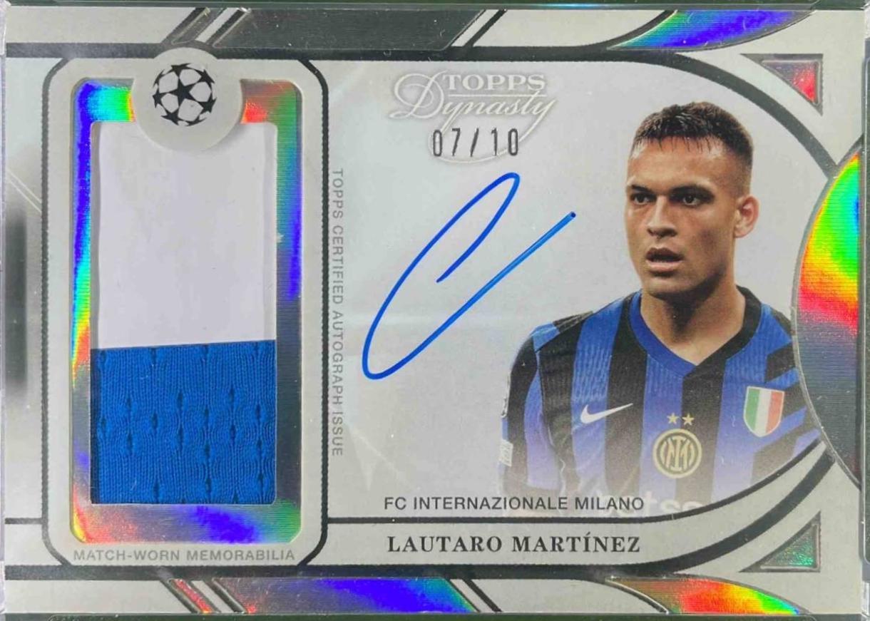 Lautaro Martinez - Dynasty UEFA Autograph Patch #APV-LA1