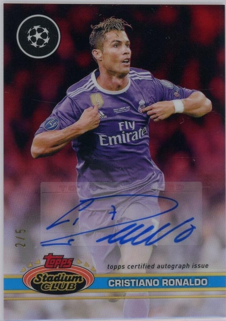 Cristiano Ronaldo - Stadium Club Chrome UEFA Classic Kits Autograph #CKA-CR