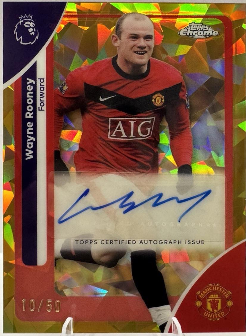 Wayne Rooney - Chrome Premier League Autograph #CA-WR
