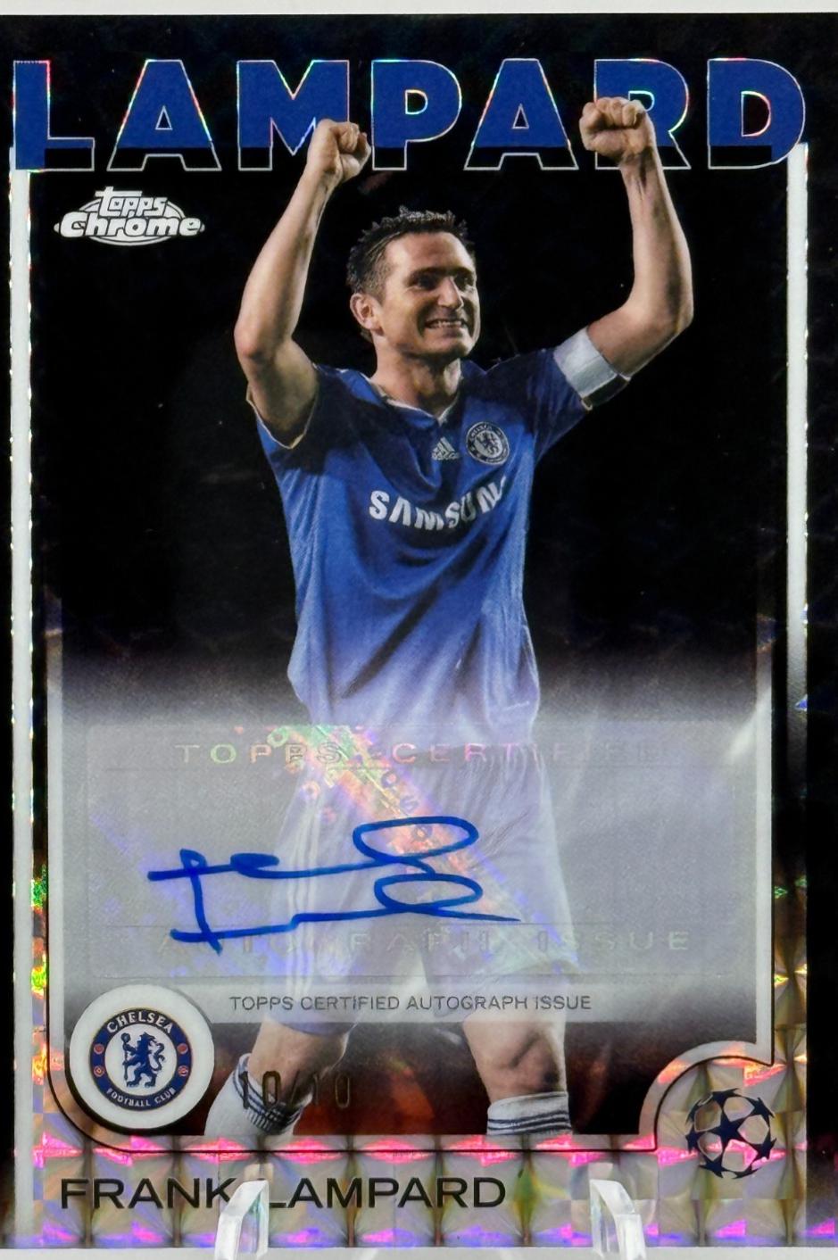 Frank Lampard - Chrome UEFA Autograph #CA-FL