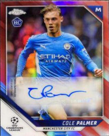 Cole Palmer - Chrome UEFA Champions League Autographs #CA-CP