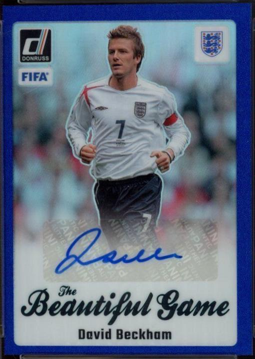 David Beckham - Donruss Beautiful Game Autograph #BG-DB