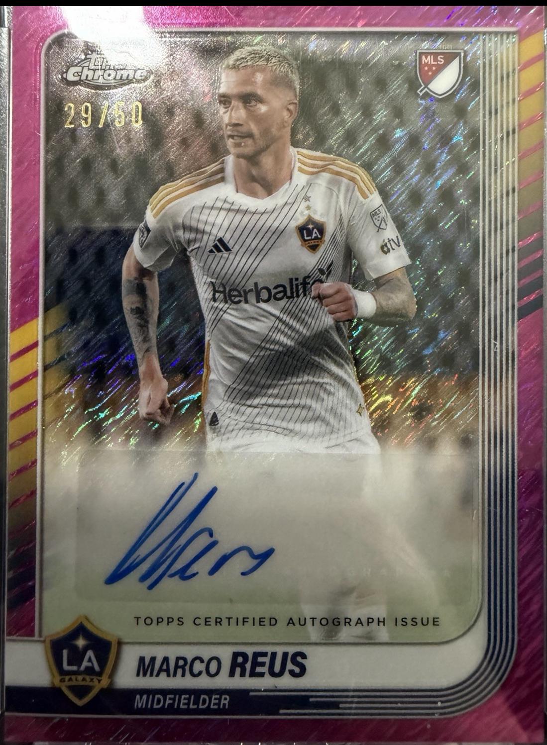 Marco Reus - Chrome MLS Autograph #CA-MR