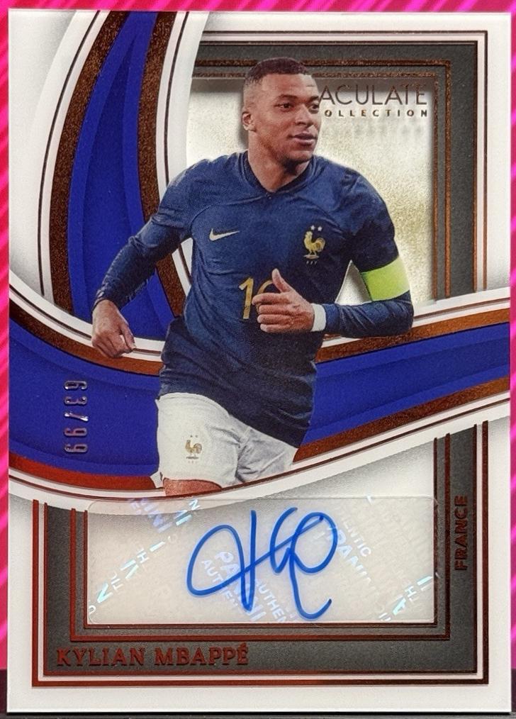 Kylian Mbappe - Immaculate Shadowbox Signature #SS-KM