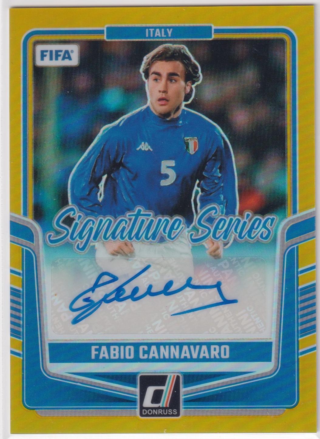 Fabio Cannavaro - Donruss Signature Series #SS-FCA