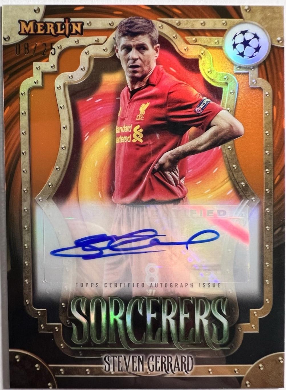 Steven Gerrard - Merlin UEFA Sorcerers Autograph #SA-GE
