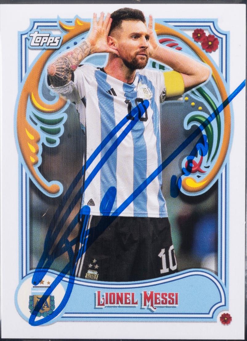 Lionel Messi - Argentina Fileteado Autograph #20