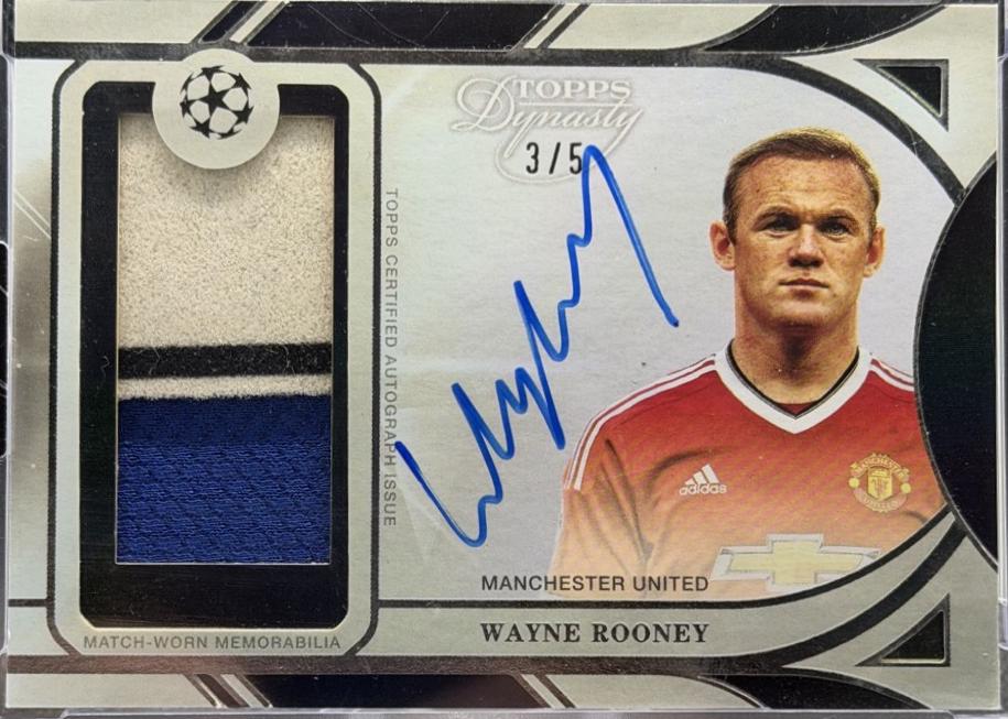 Wayne Rooney - Dynasty UEFA Autograph Patch #APL-WR1