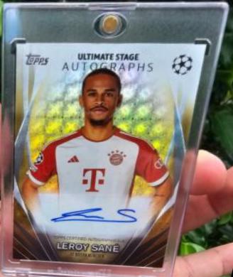 Leroy Sane - UEFA Club Autograph #A-LS