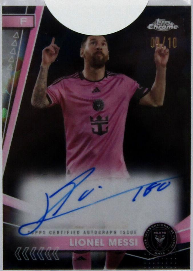 Lionel Messi - Chrome Sapphire MLS Autograph #SA-LM