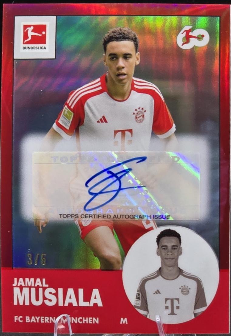 Jamal Musiala - Chrome Bundesliga 1963 Autograph #TANA-JM