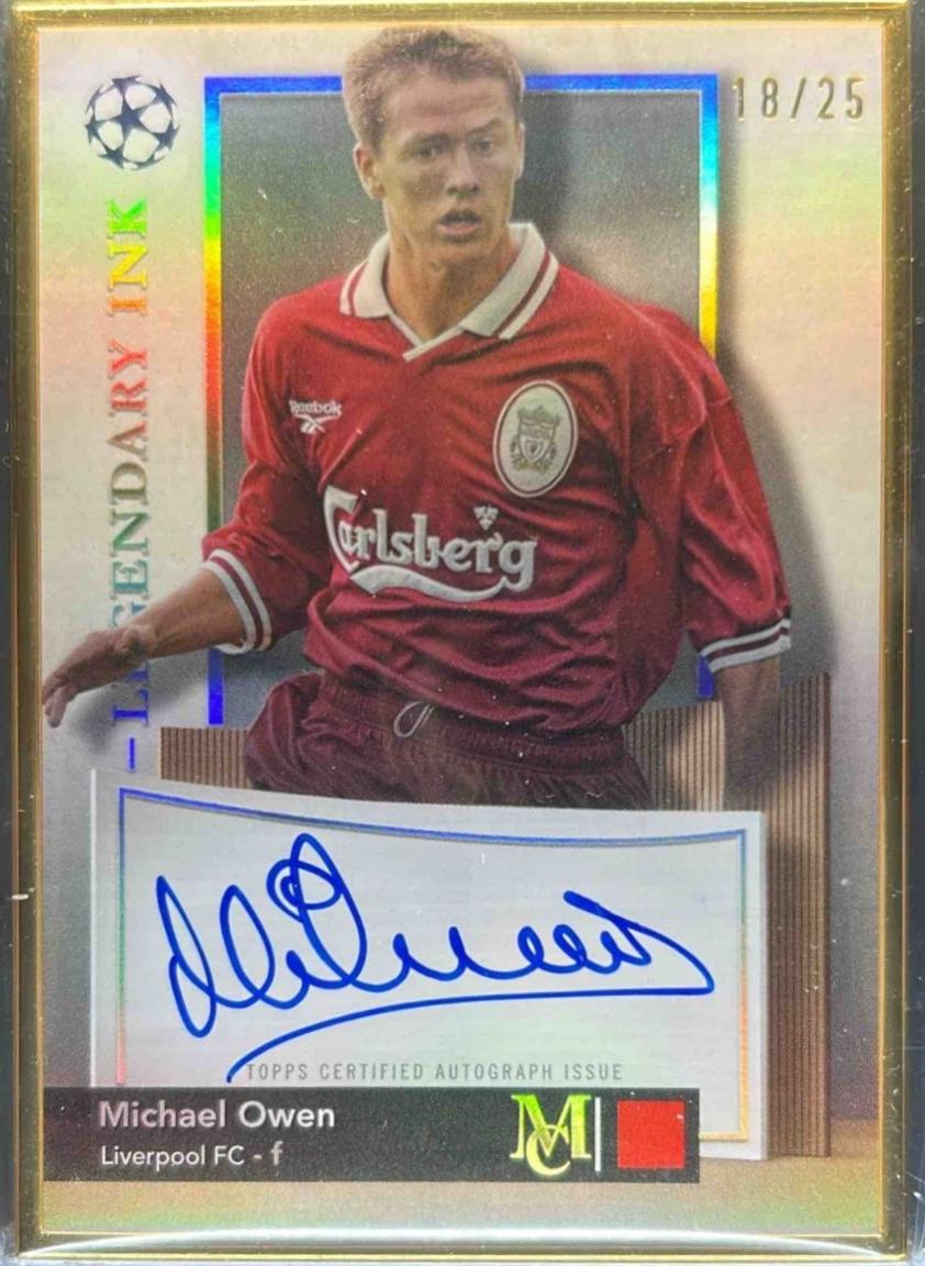 Michael Owen - Museum UEFA Legendary Ink Framed Autograph #LIL-MO