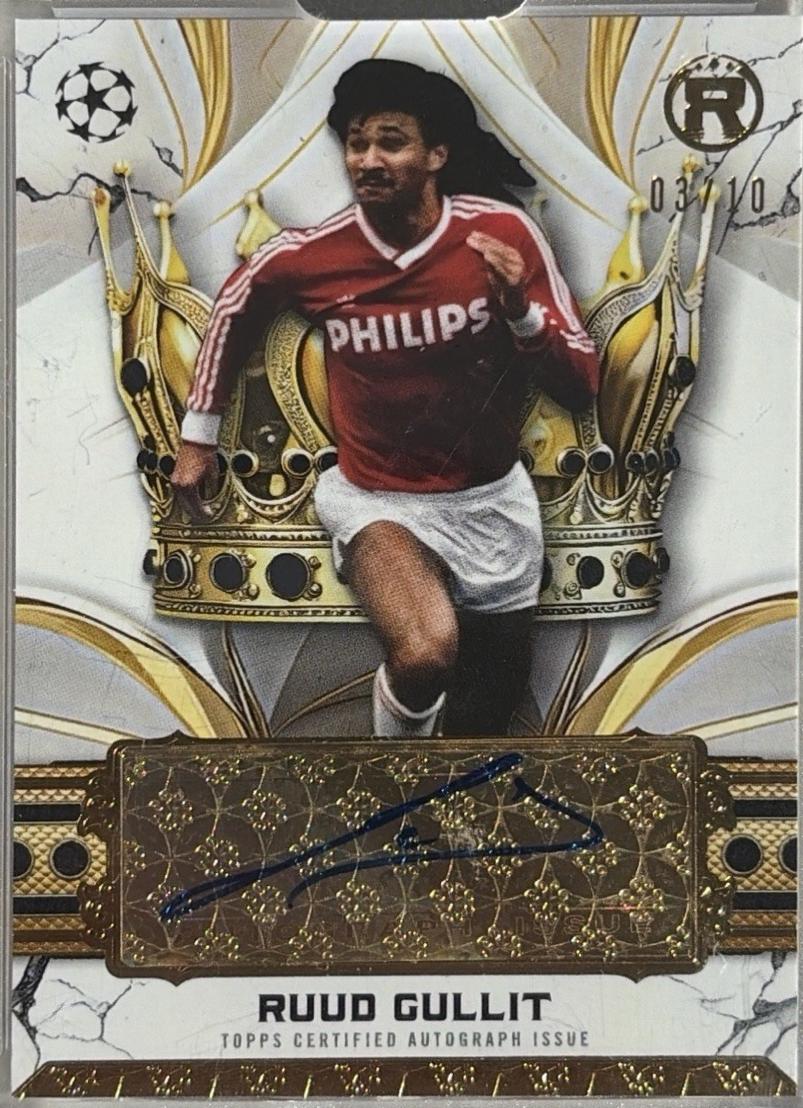 Ruud Gullit - Reverence UEFA Crowned Legend Autograph #CLA-RU