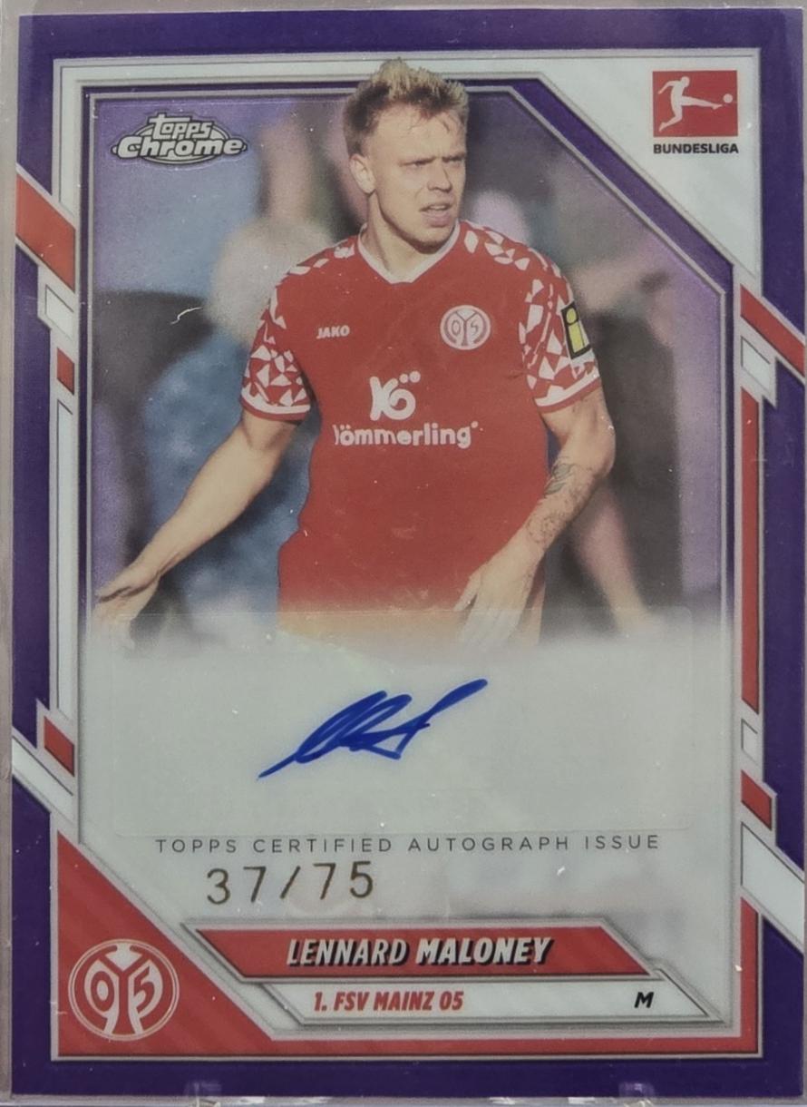 Lennard Maloney - Chrome Bundesliga Autograph #BA-LEM