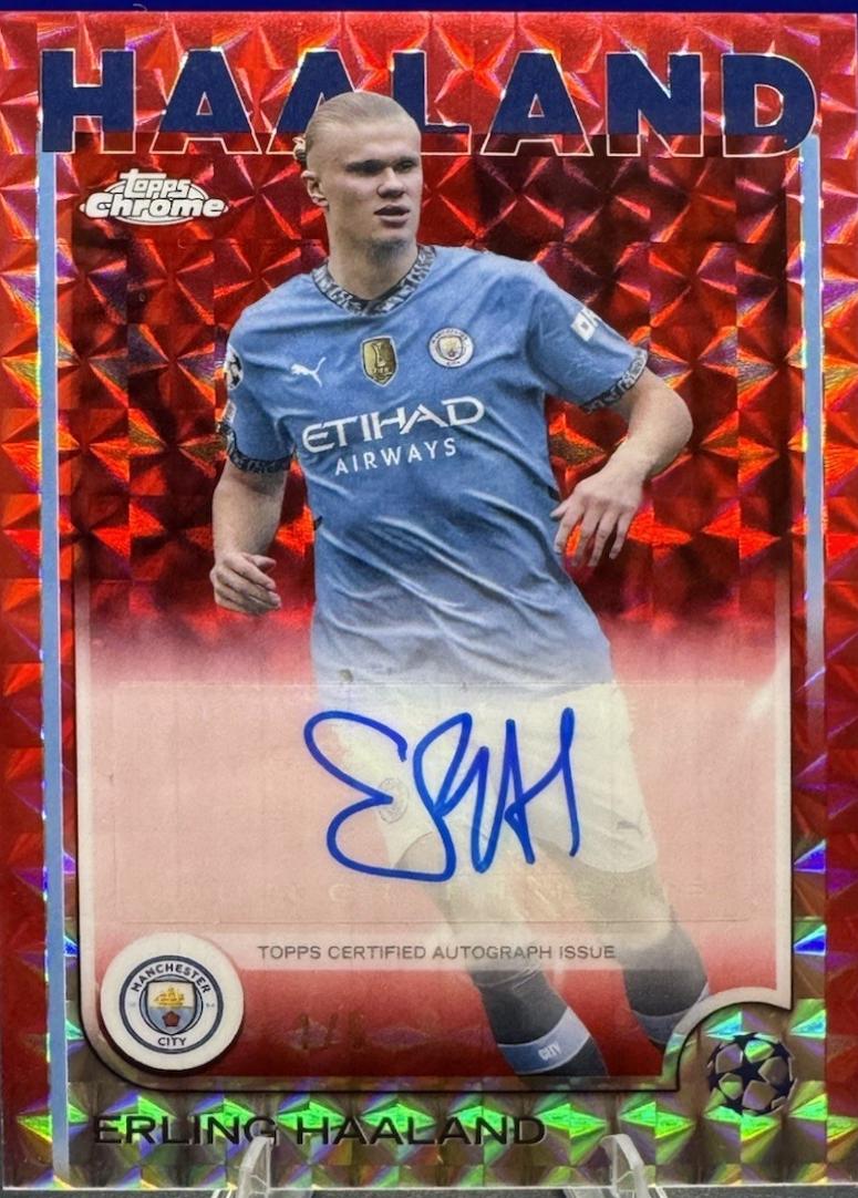 Erling Haaland - Chrome UEFA Autograph #CA-EH
