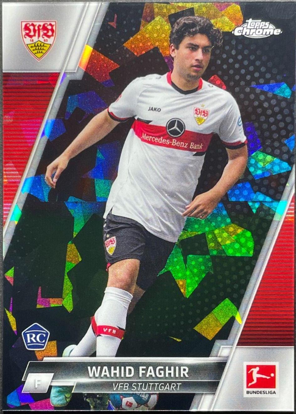 Wahid Faghir - Chrome Bundesliga Sapphire #93