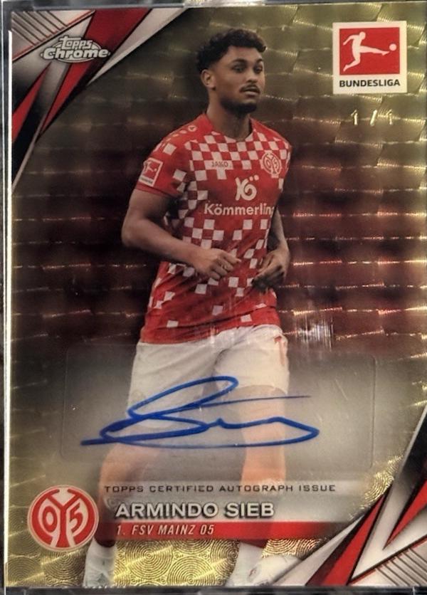 Armindo Sieb - Chrome Bundesliga Autograph #BA-AS