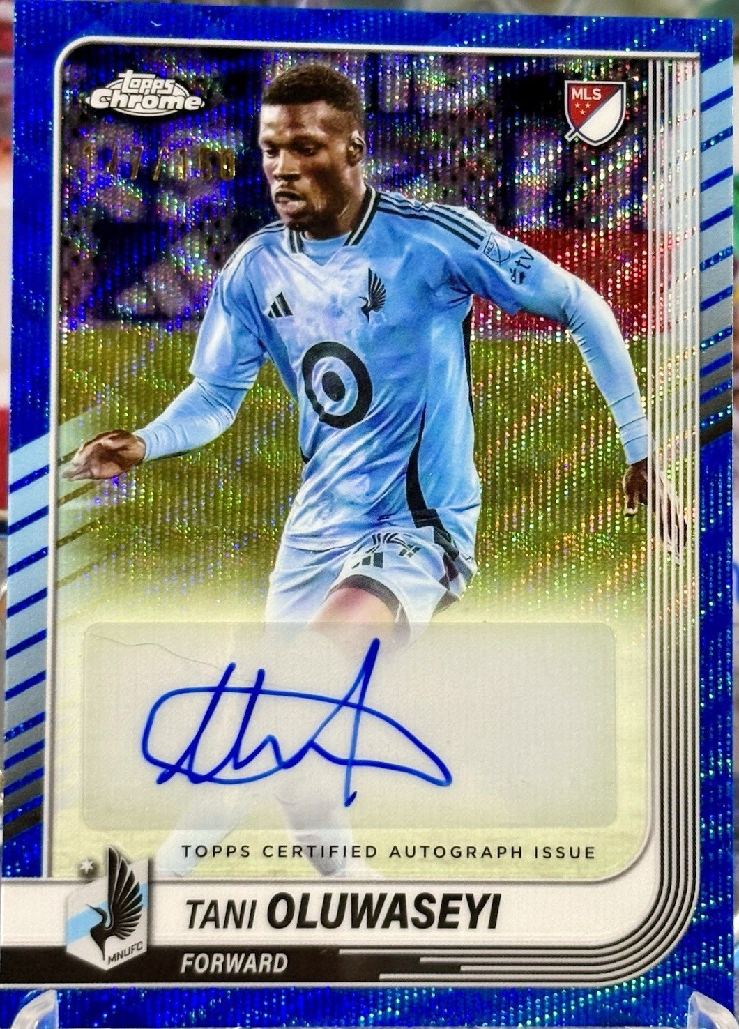 Tani Oluwaseyi - Chrome MLS Autograph #CA-OL