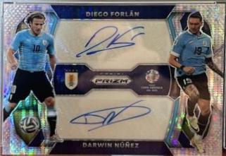 Darwin Nunez / Diego Forlan - Prizm Copa America Dual Signatures #DS-DD