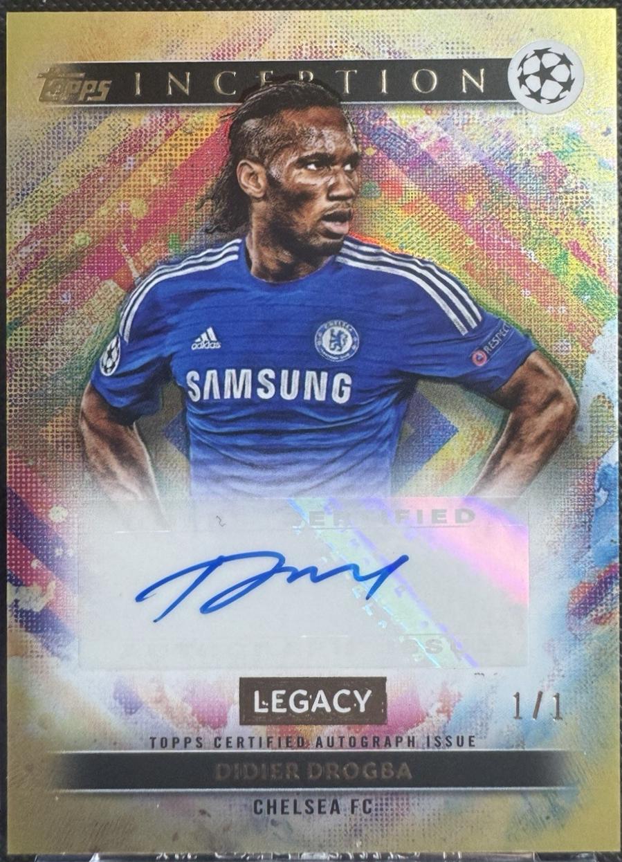 Didier Drogba - Inception UEFA Legacy Autograph #LAV-DD