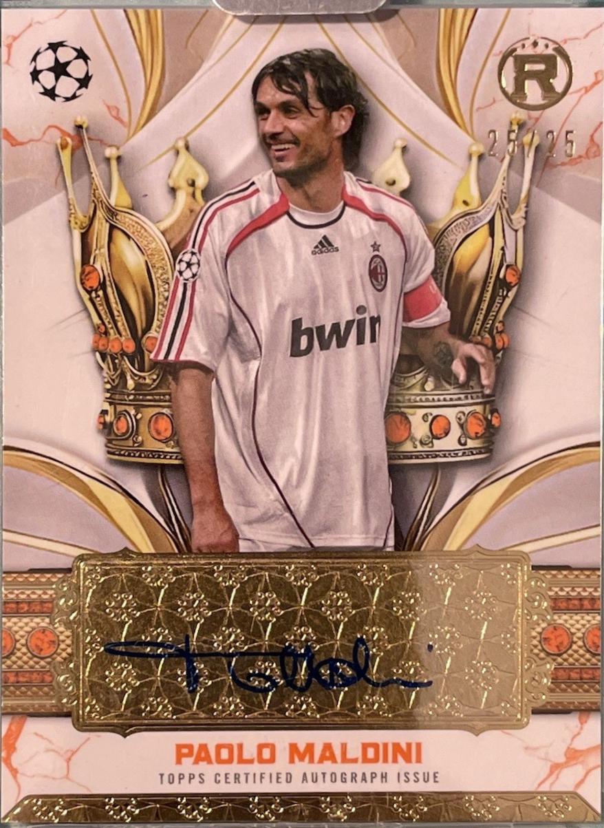 Paolo Maldini - Reverence UEFA Crowned Legend Autograph #CLA-PM