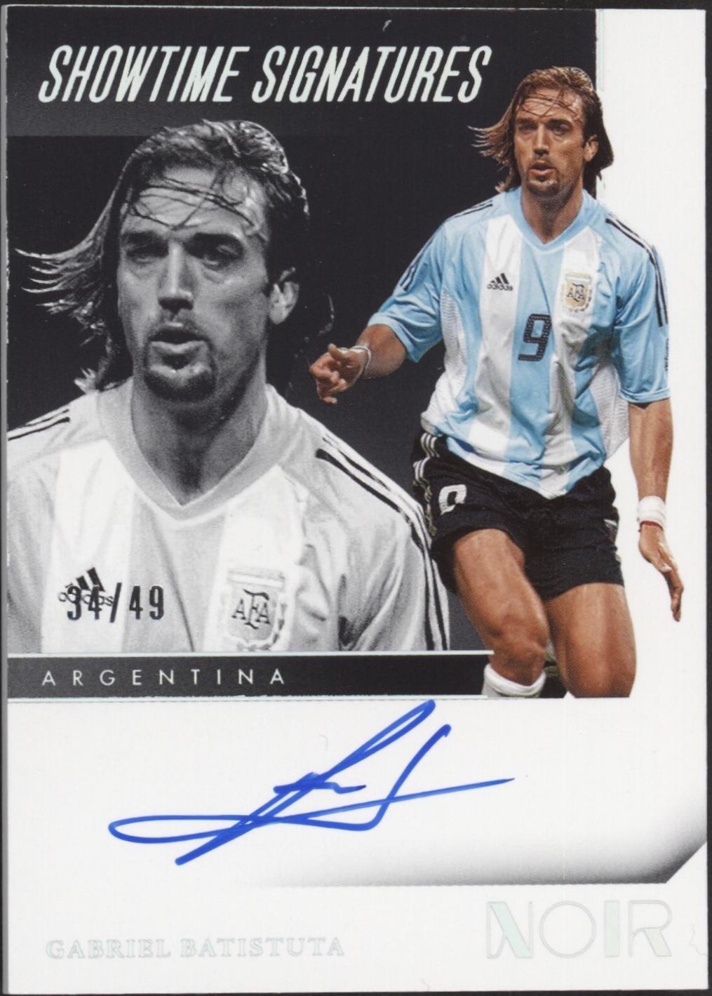 Gabriel Batistuta - Noir Showtime Signature #21
