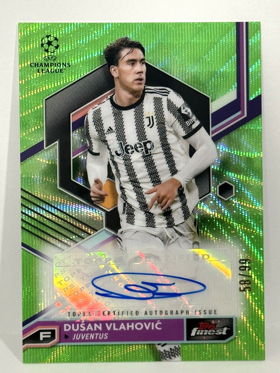 Dusan Vlahovic - UEFA Autograph #BA-DV