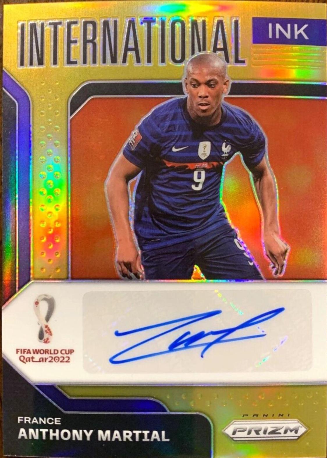 Anthony Martial - Prizm World Cup Signatures #S-AM