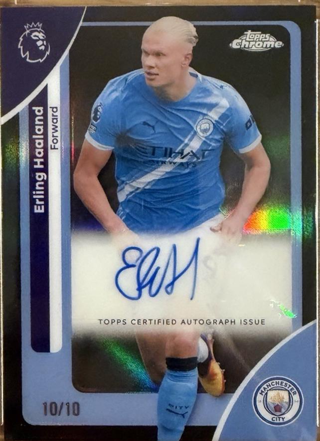 Erling Haaland - Chrome Premier League Autograph #CA-EH
