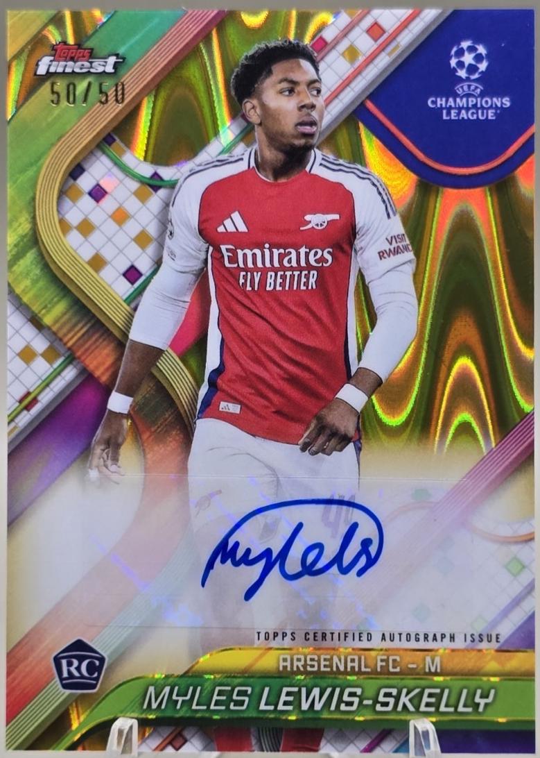 Myles Lewis-Skelly - Finest UEFA Autograph #BA-SK