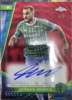 Jordan Morris - Chrome MLS Autograph #CA-MR