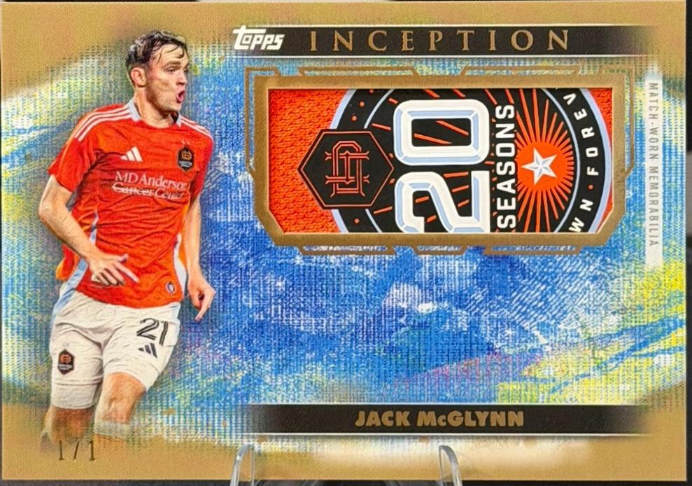 Jack McGlynn - Inception MLS Jumbo Relic #IJR-JM