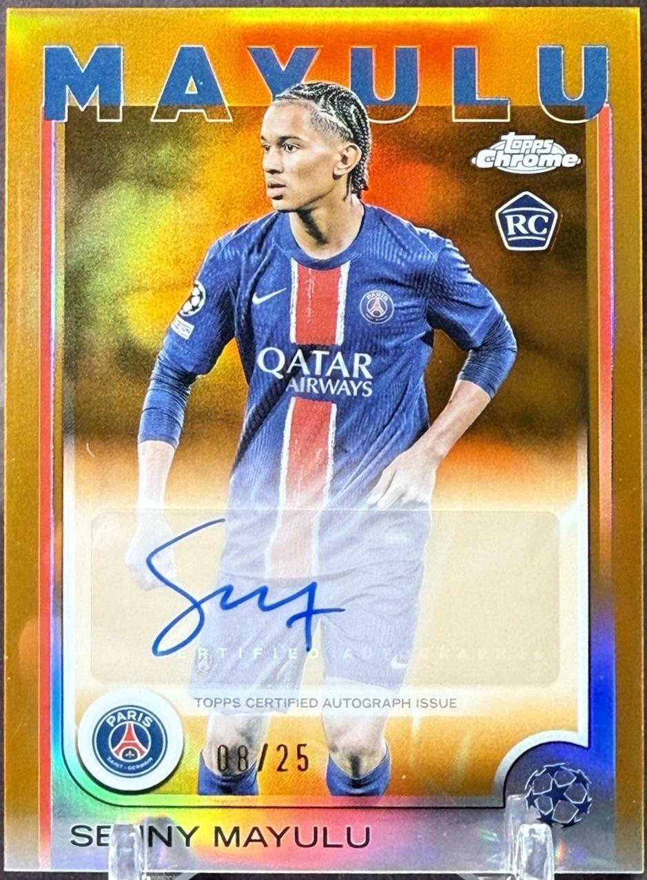 Senny Mayulu - Chrome UEFA Autograph #CA-SM