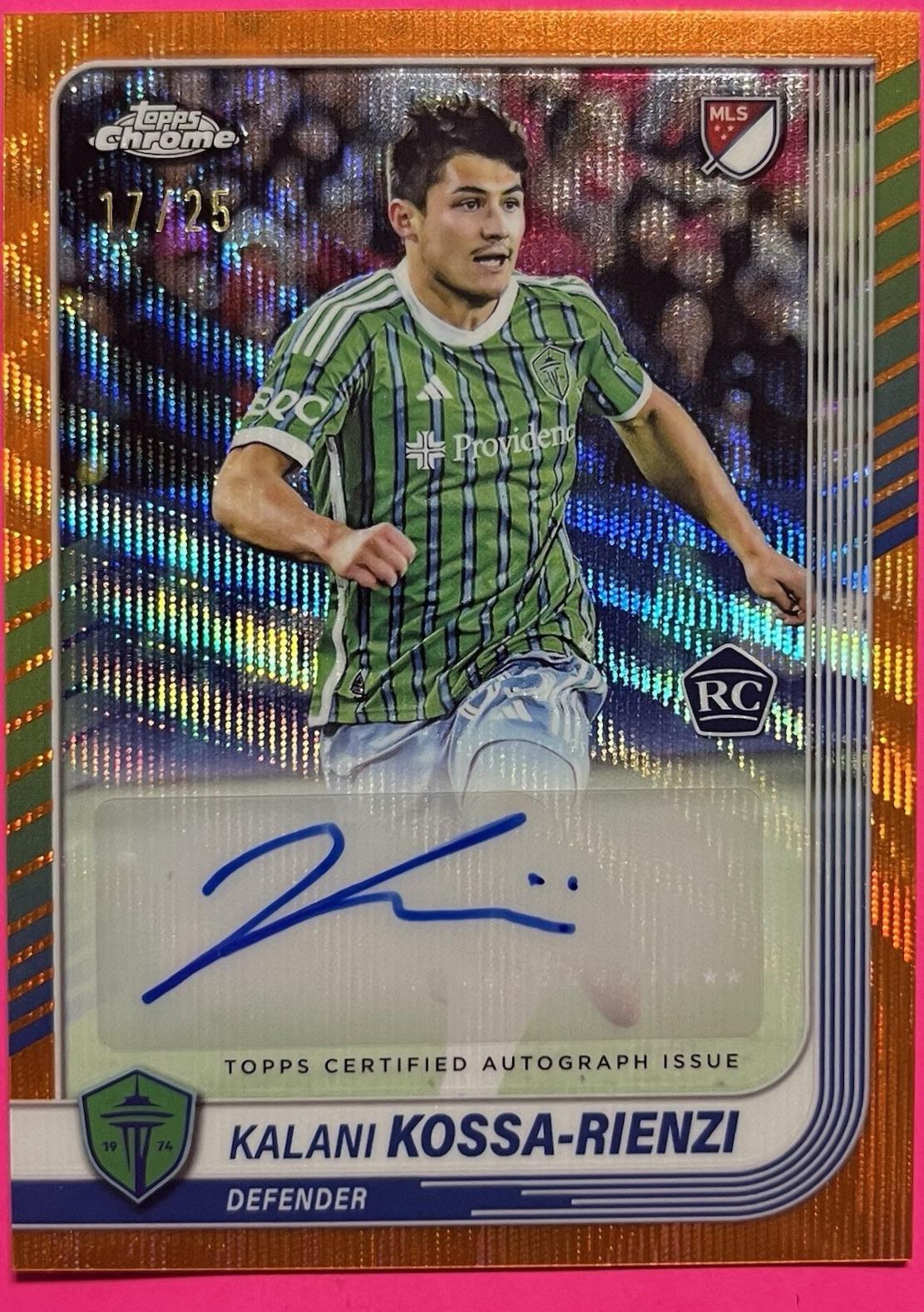 Kalani Kossa-Rienzi - Chrome MLS Autograph #CA-KR
