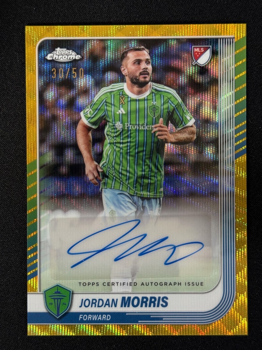 Jordan Morris - Chrome MLS Autograph #CA-JM